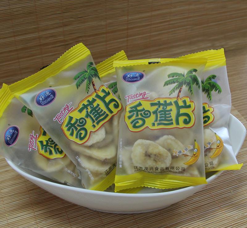 好迪休閑零食 菲律賓原產(chǎn)香蕉片，小包裝，大滿足